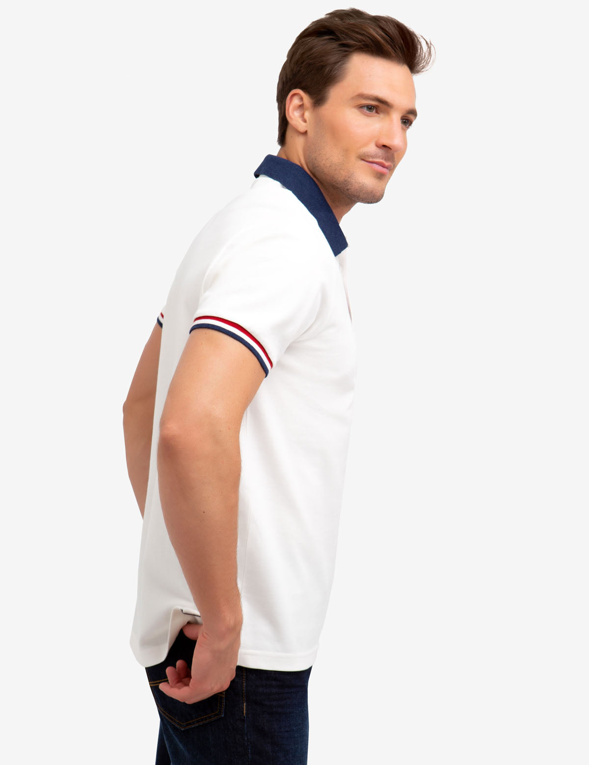 U.S. Polo Assn. Multi-Tipped Short Sleeve Polo Shirt