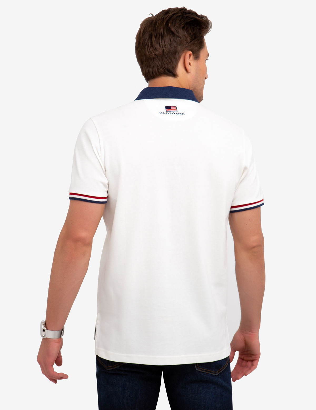 U.S. Polo Assn. Multi-Tipped Short Sleeve Polo Shirt