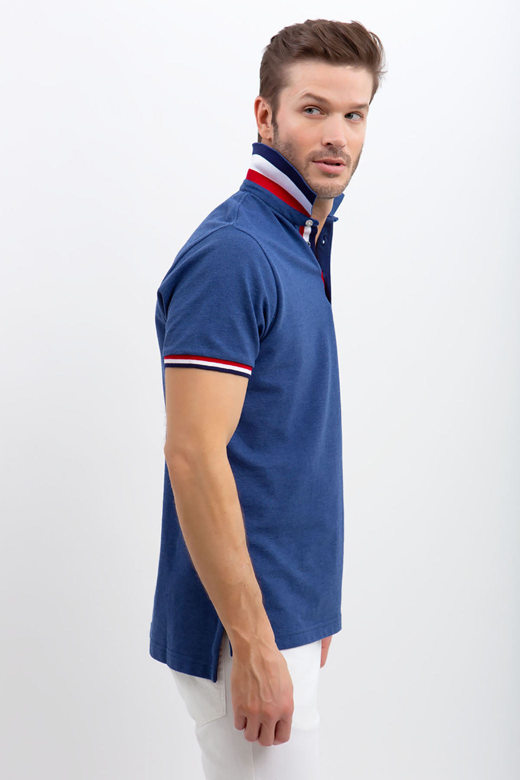 U.S. Polo Assn. Multi-Tipped Short Sleeve Polo Shirt