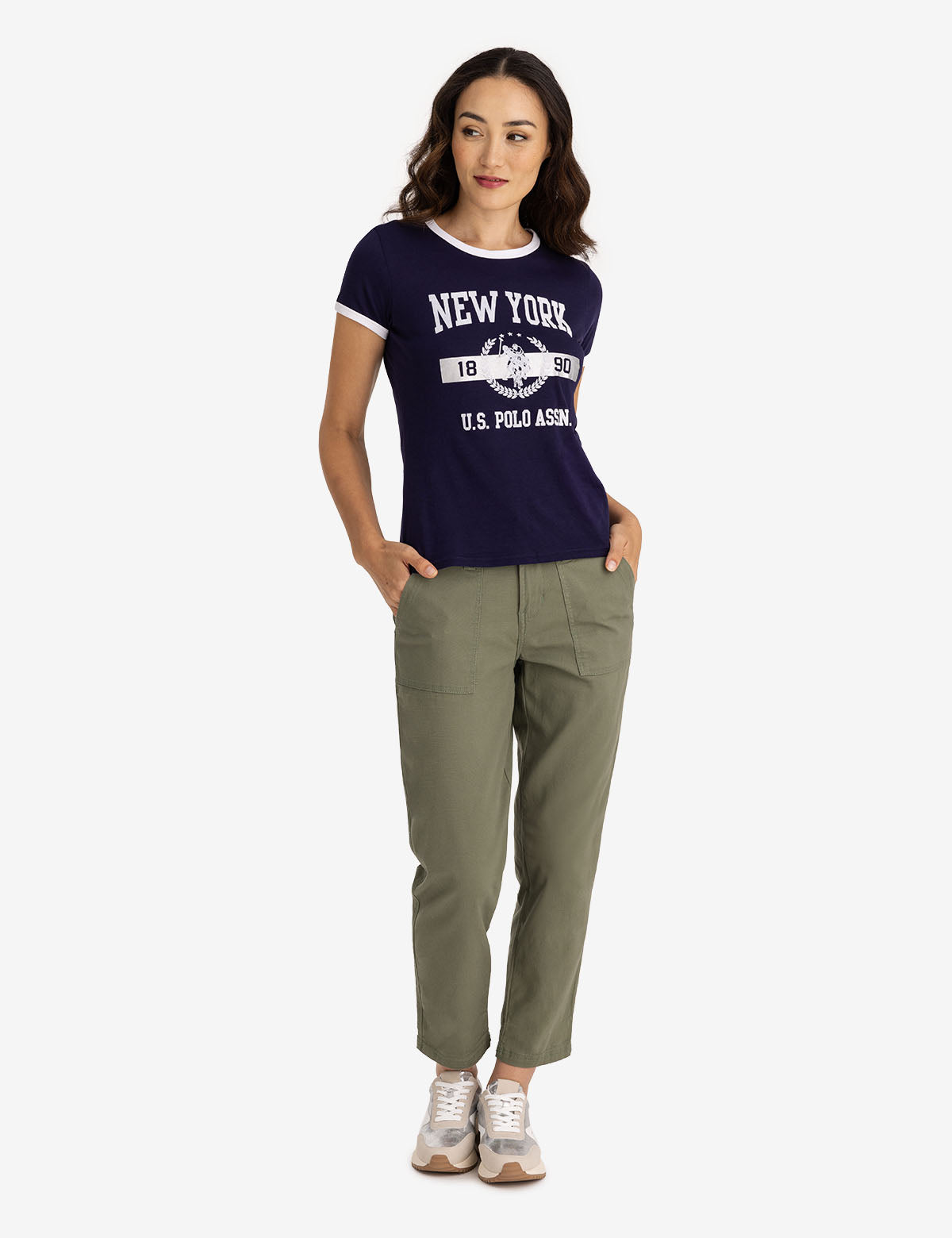 New York Foil Ringer Jersey T-Shirt – Vintage Style Tee