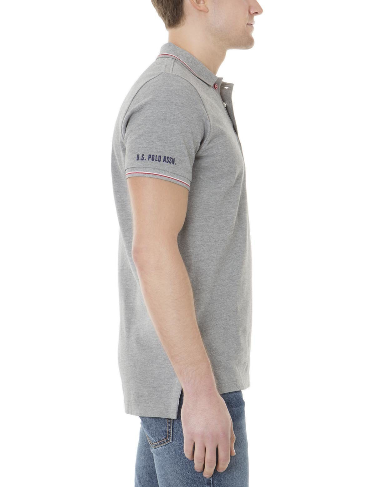 U.S. Polo Assn. Logo Patched Cotton Polo Shirt