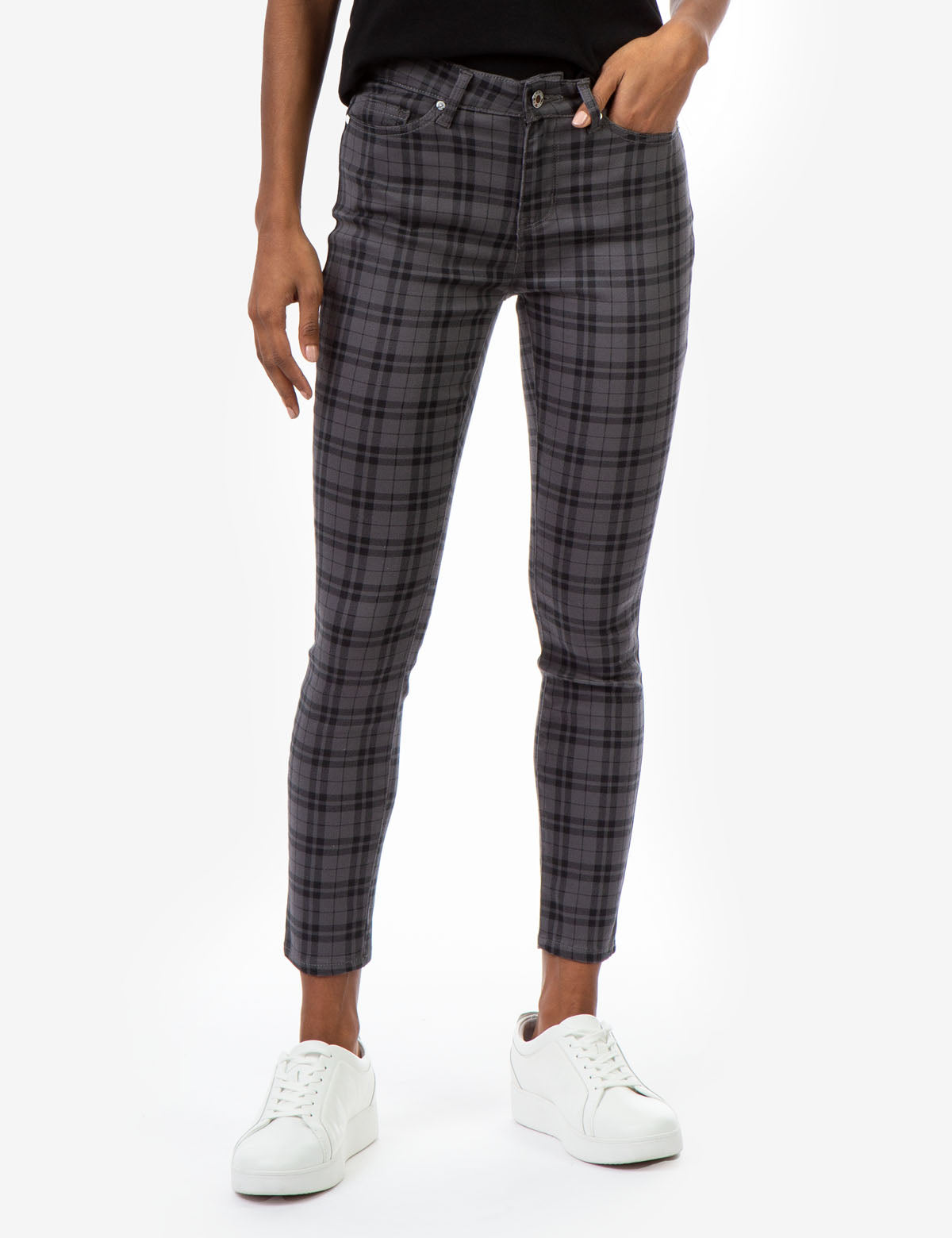 U.S. Polo Assn Plaid Jeggings with Front Pockets