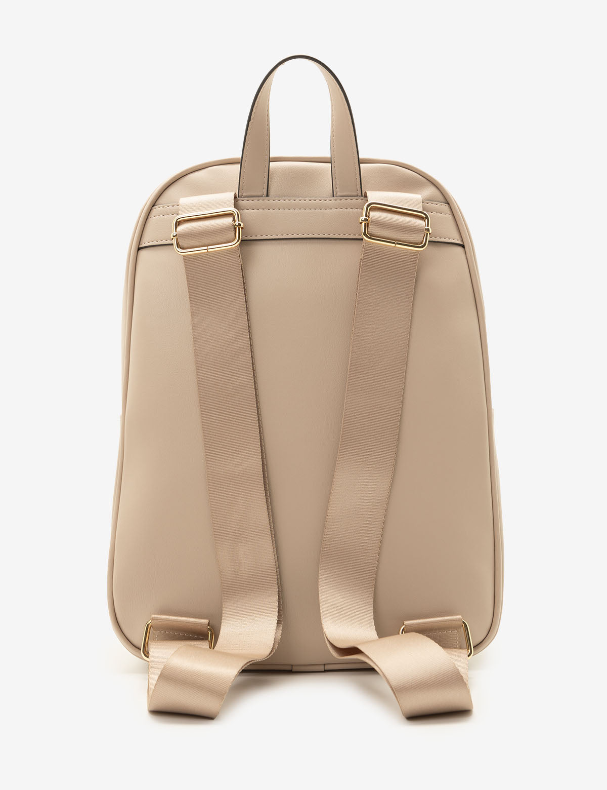 Luxury Quilted PU Backpack with Adjustable Straps & Zippered Pockets