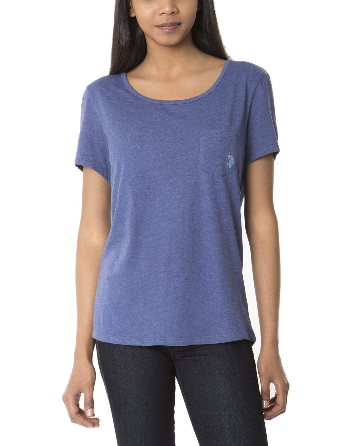 Men's Cotton Pocket T-Shirt with Logo - Classic Fit
