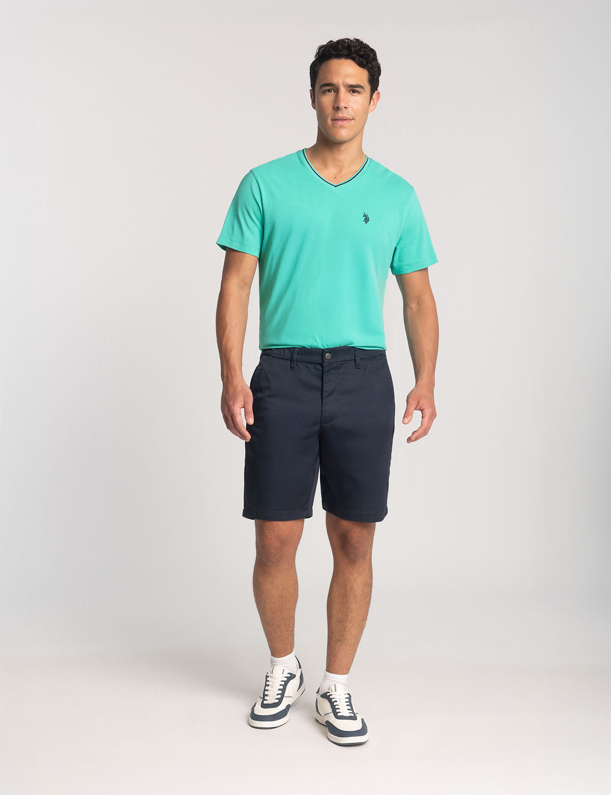 Men's Stretch Twill Shorts with Comfort Waistband
