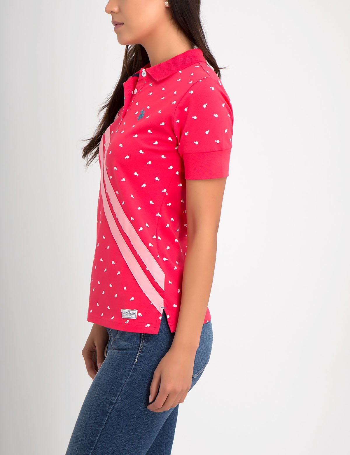 Dot Slash Premium Polo Shirt - Solid Rib Collar, Logo Detail