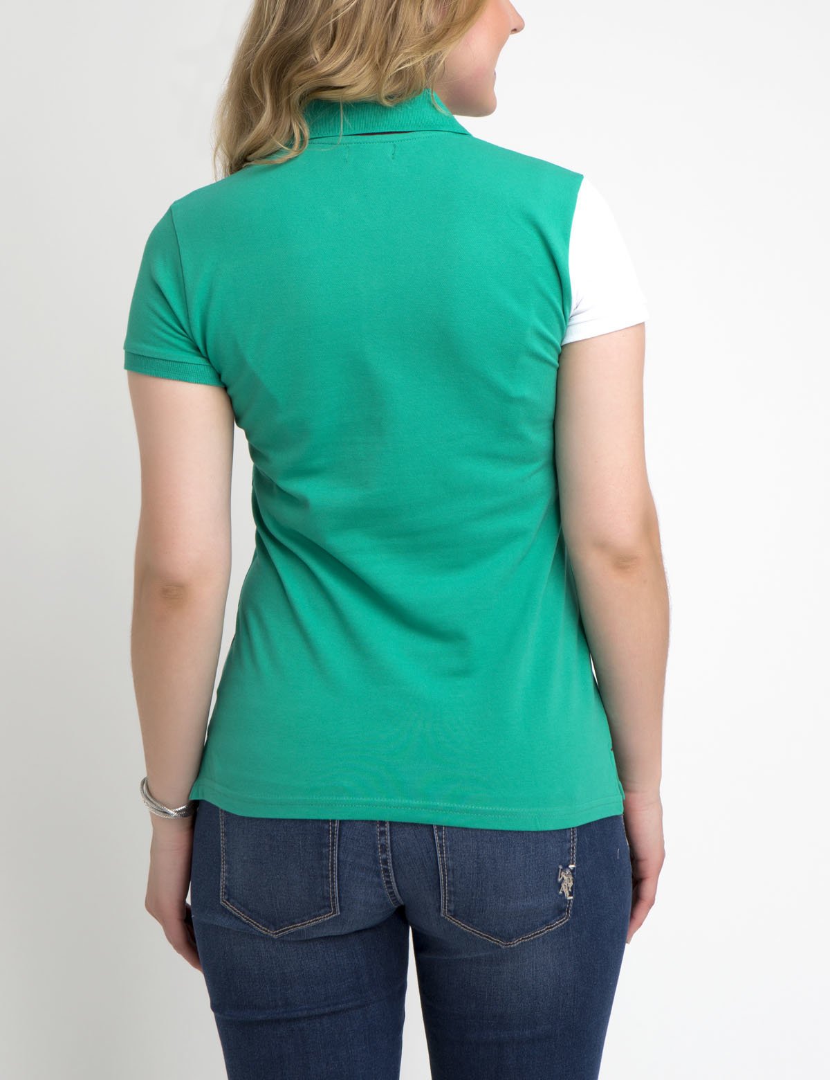 Premium Cotton Spandex Slash Polo Shirt with Contrast Collar