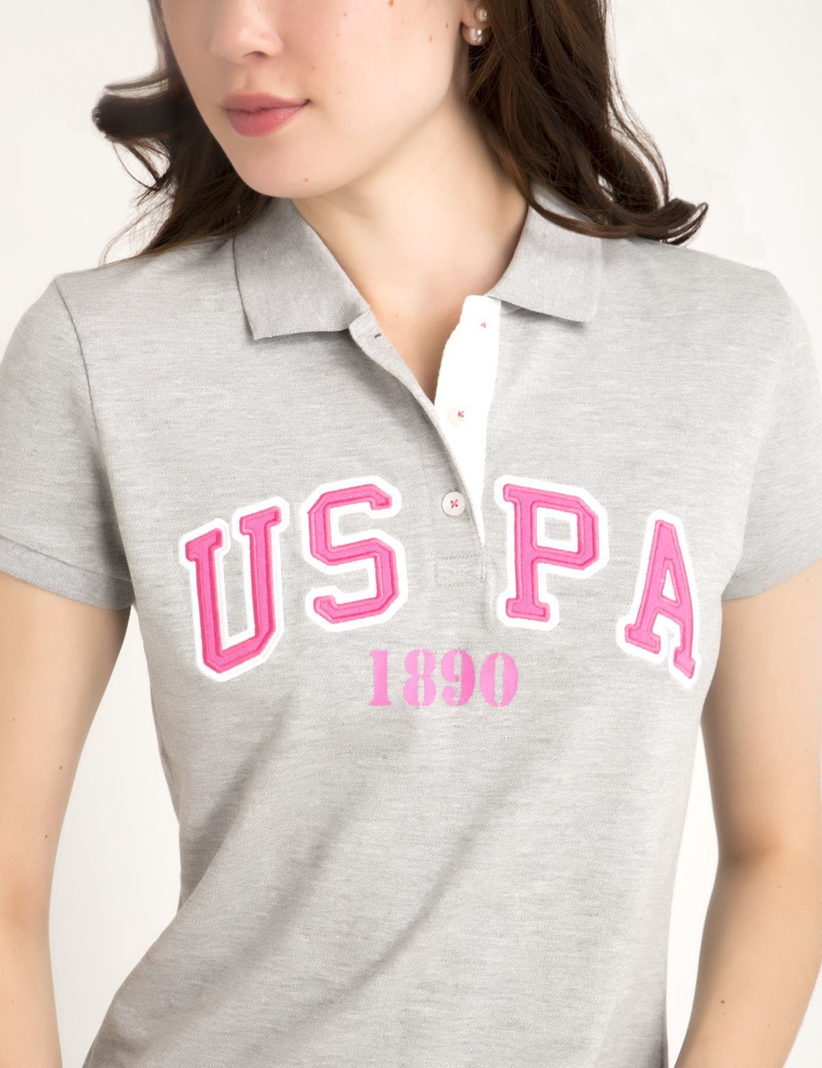 USPA Varsity Polo Shirt for Men - Premium Cotton Blend with Embroidered Logo