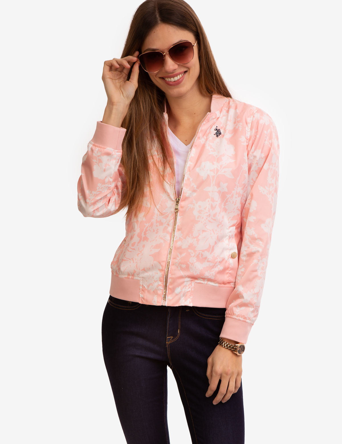 Printed Zip-Up Bomber Jacket for Men & Women