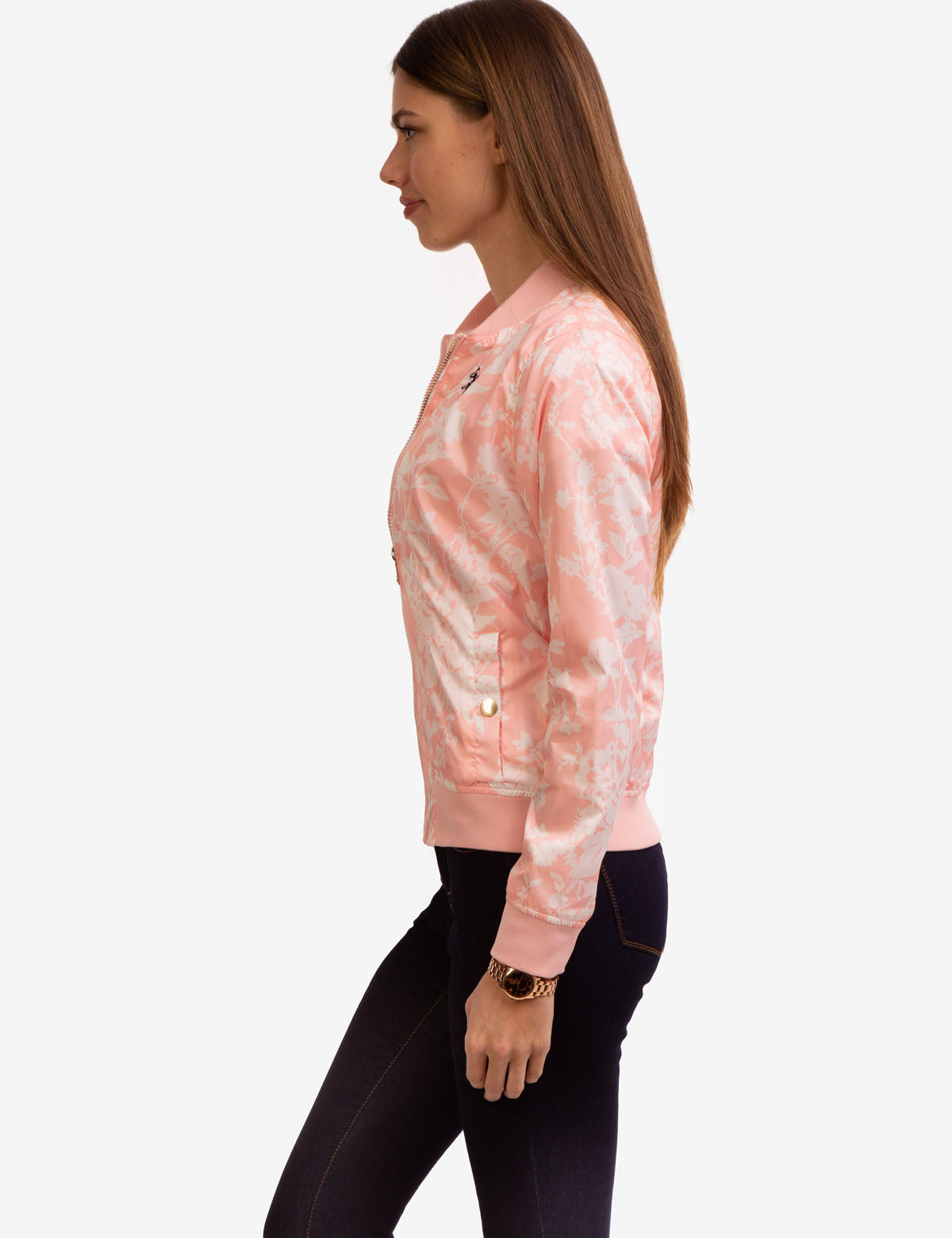 Printed Zip-Up Bomber Jacket for Men & Women