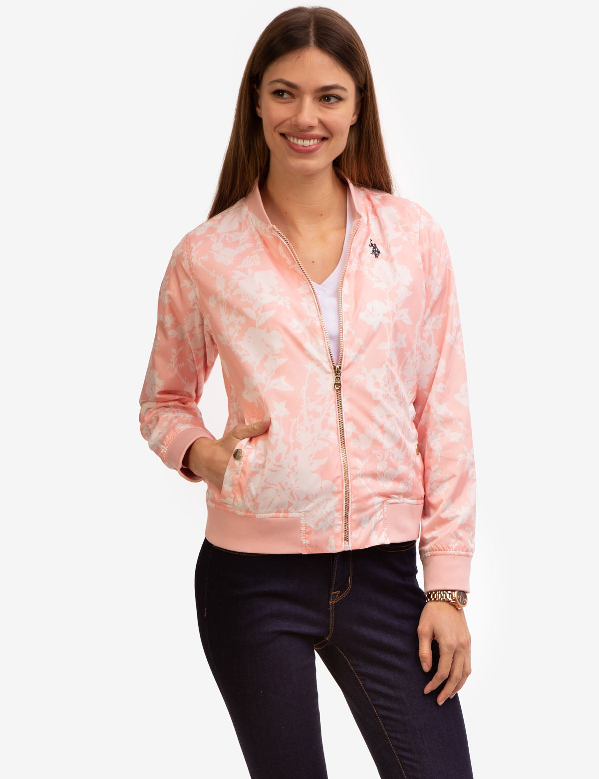 Printed Zip-Up Bomber Jacket for Men & Women