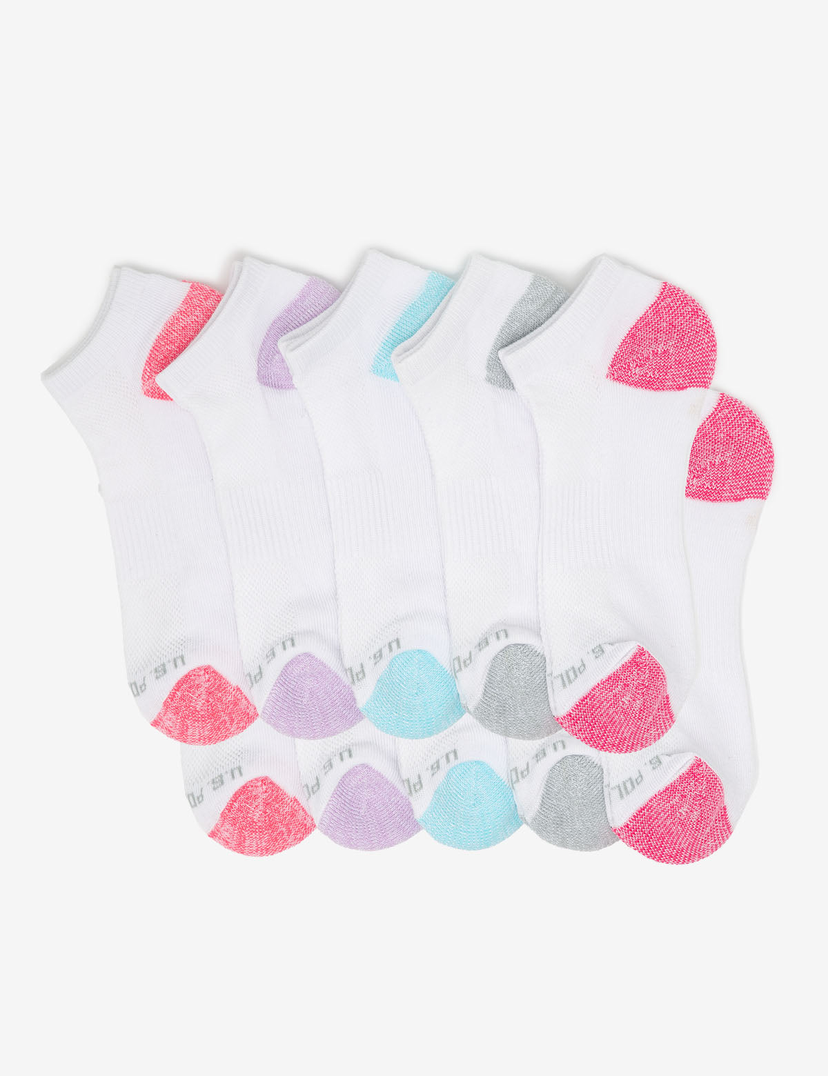 Women's 10-Pack White Low-Cut Ankle Socks