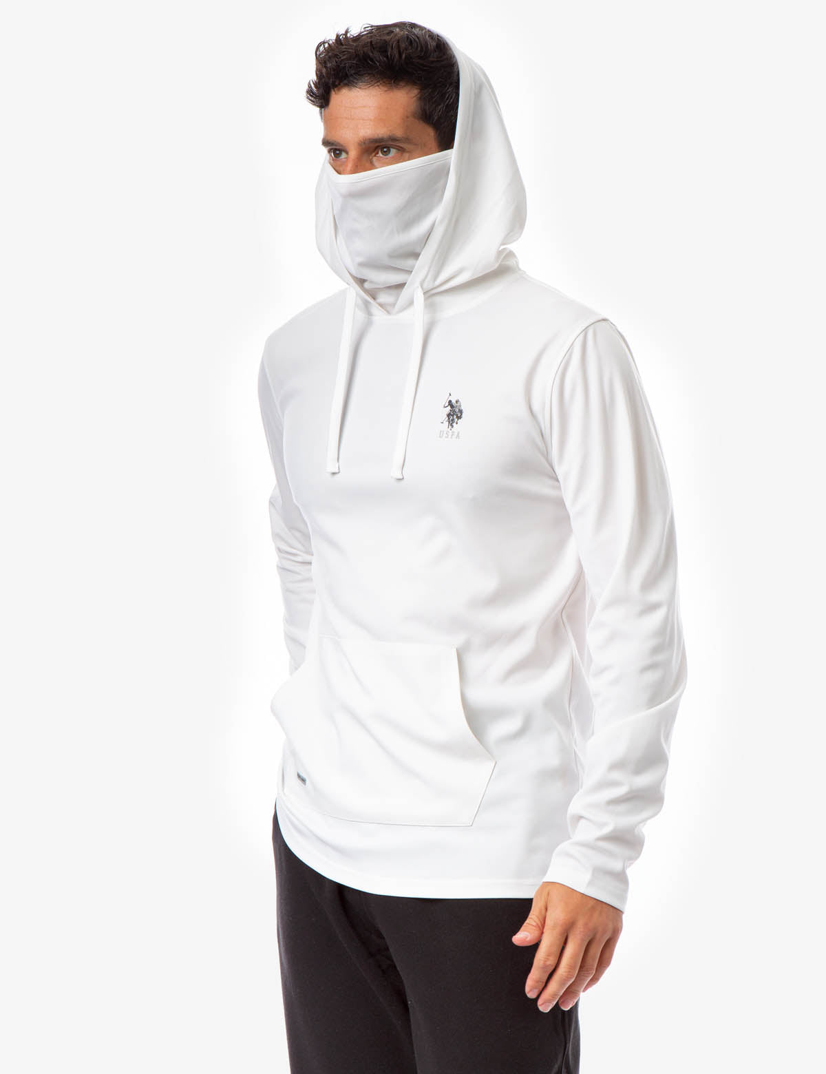 Hoodie with Built-in Face Mask & UV Protection
