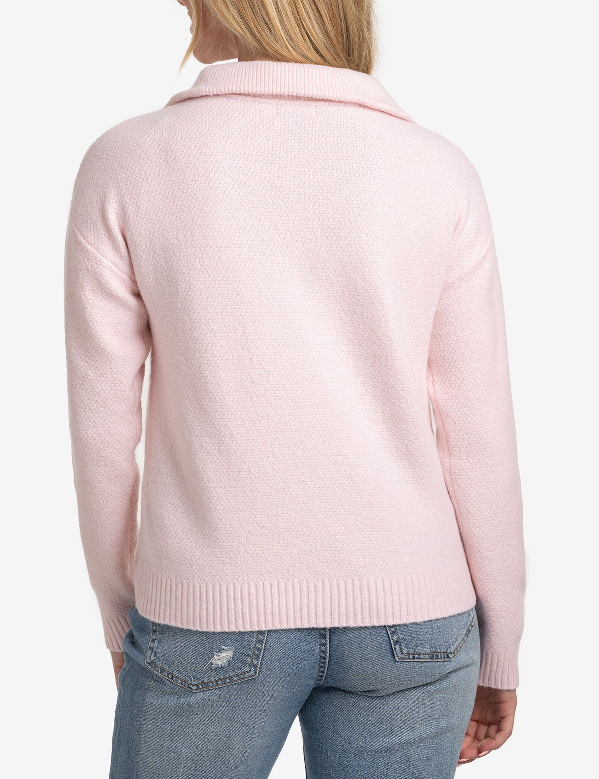 Men's Quarter Zip Cable Knit Sweater - Classic Winter Pullover