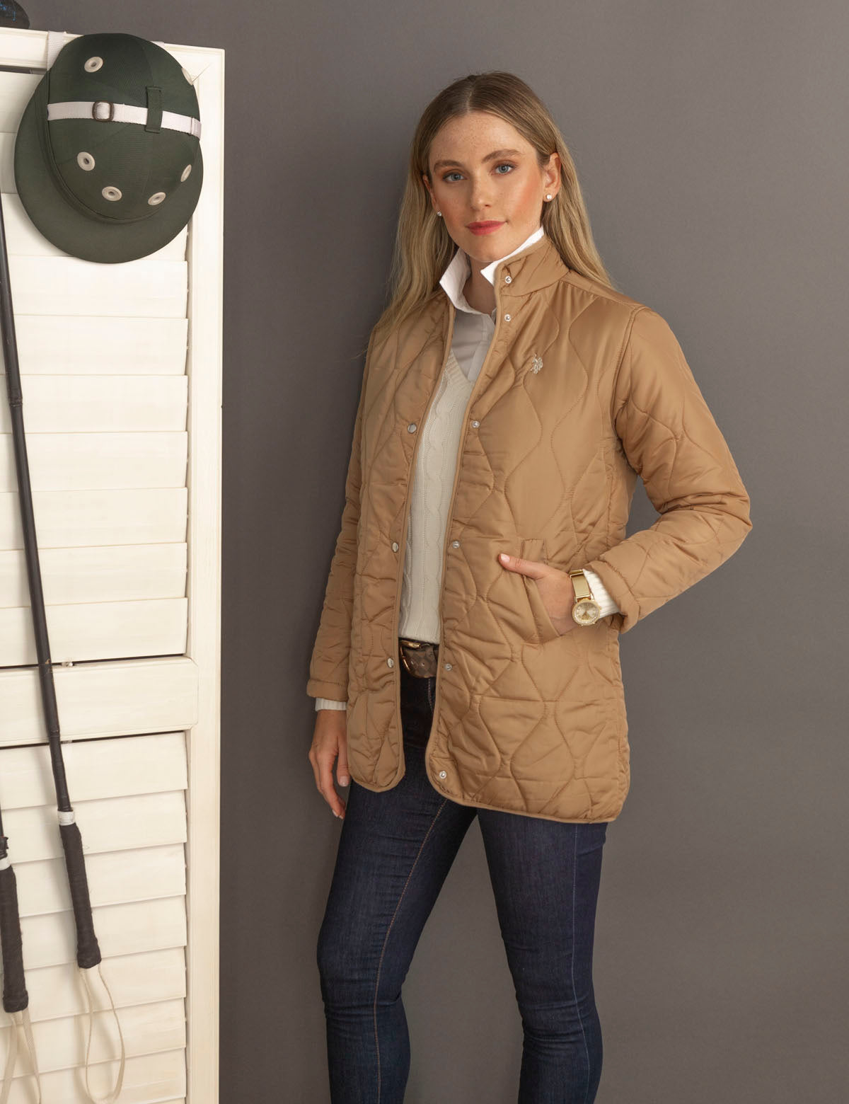 Quilted Snap Jacket – Stylish Outerwear for Women & Men