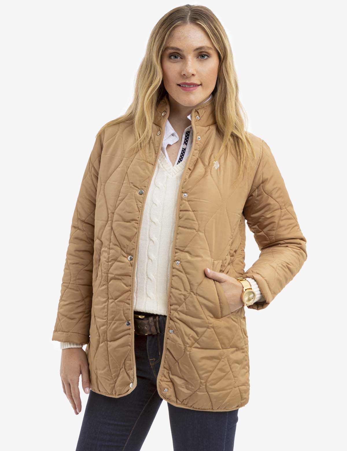 Quilted Snap Jacket – Stylish Outerwear for Women & Men