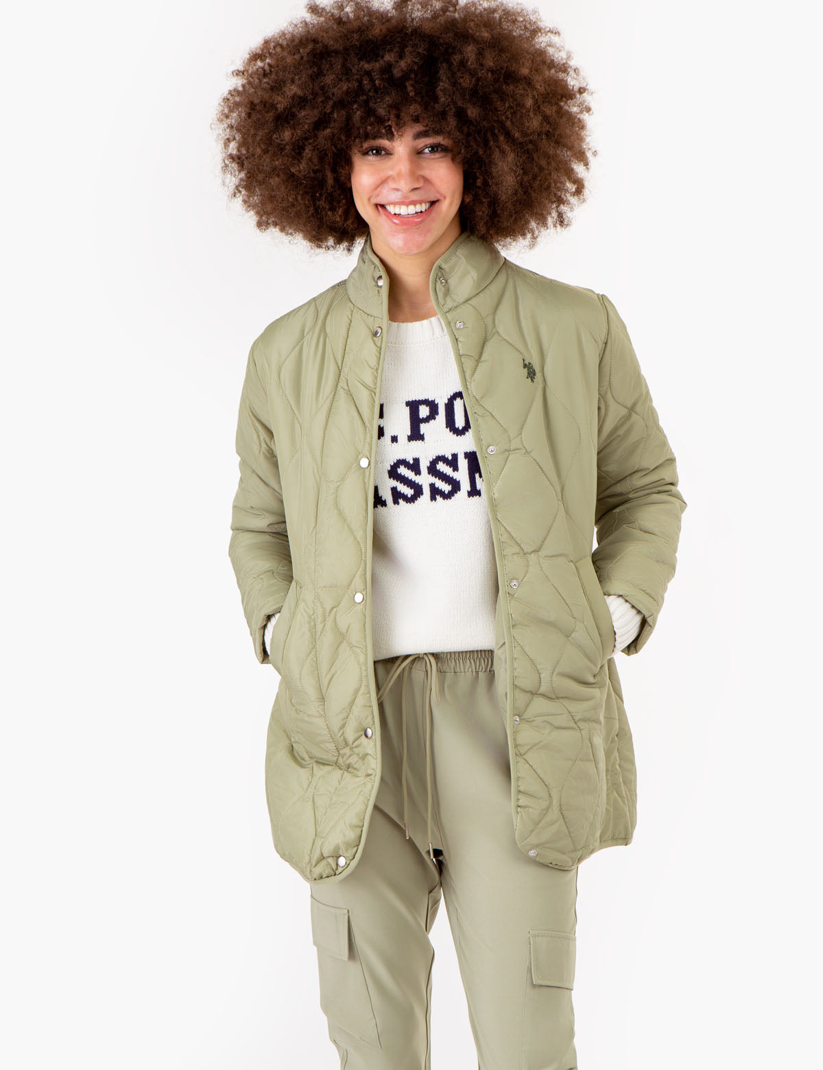 Quilted Snap Jacket – Stylish Outerwear for Women & Men