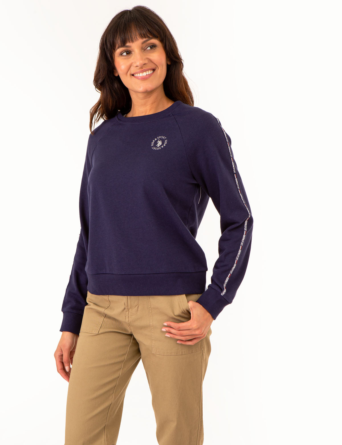 Men's Raglan Sleeve Pullover Sweatshirt - Casual Comfort Fit