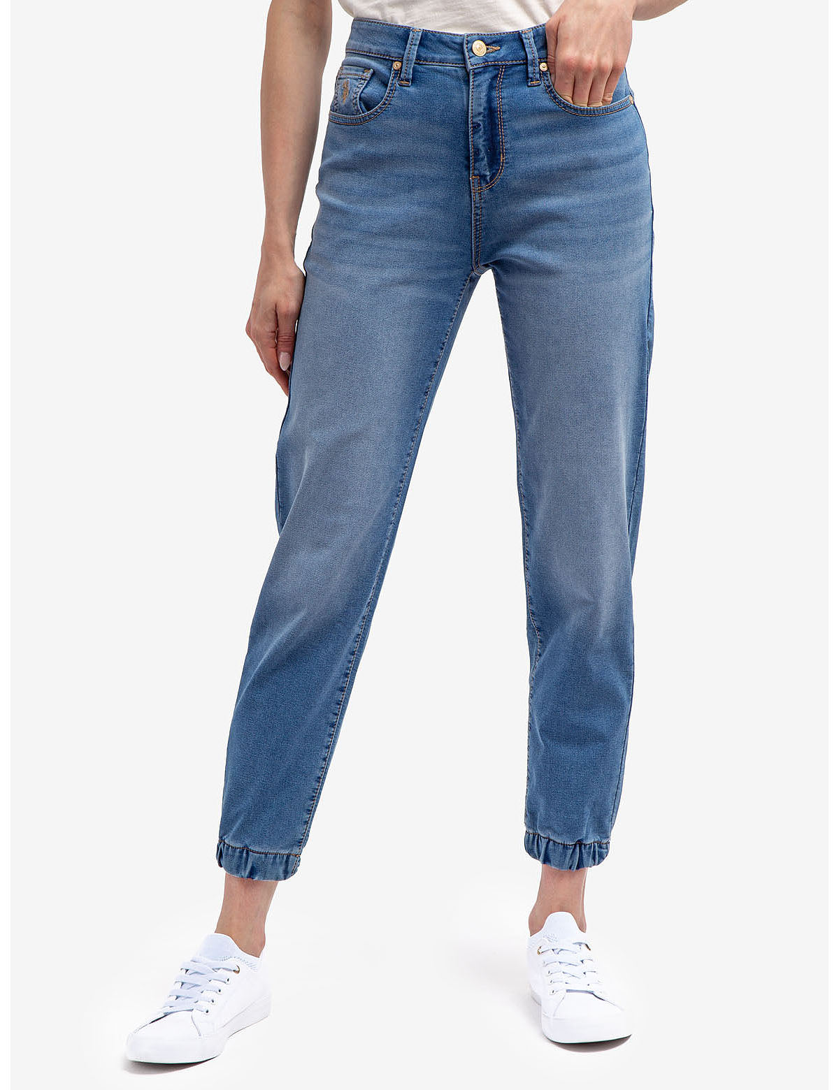 Men's Relaxed Fit Denim Joggers - Comfortable Casual Pants