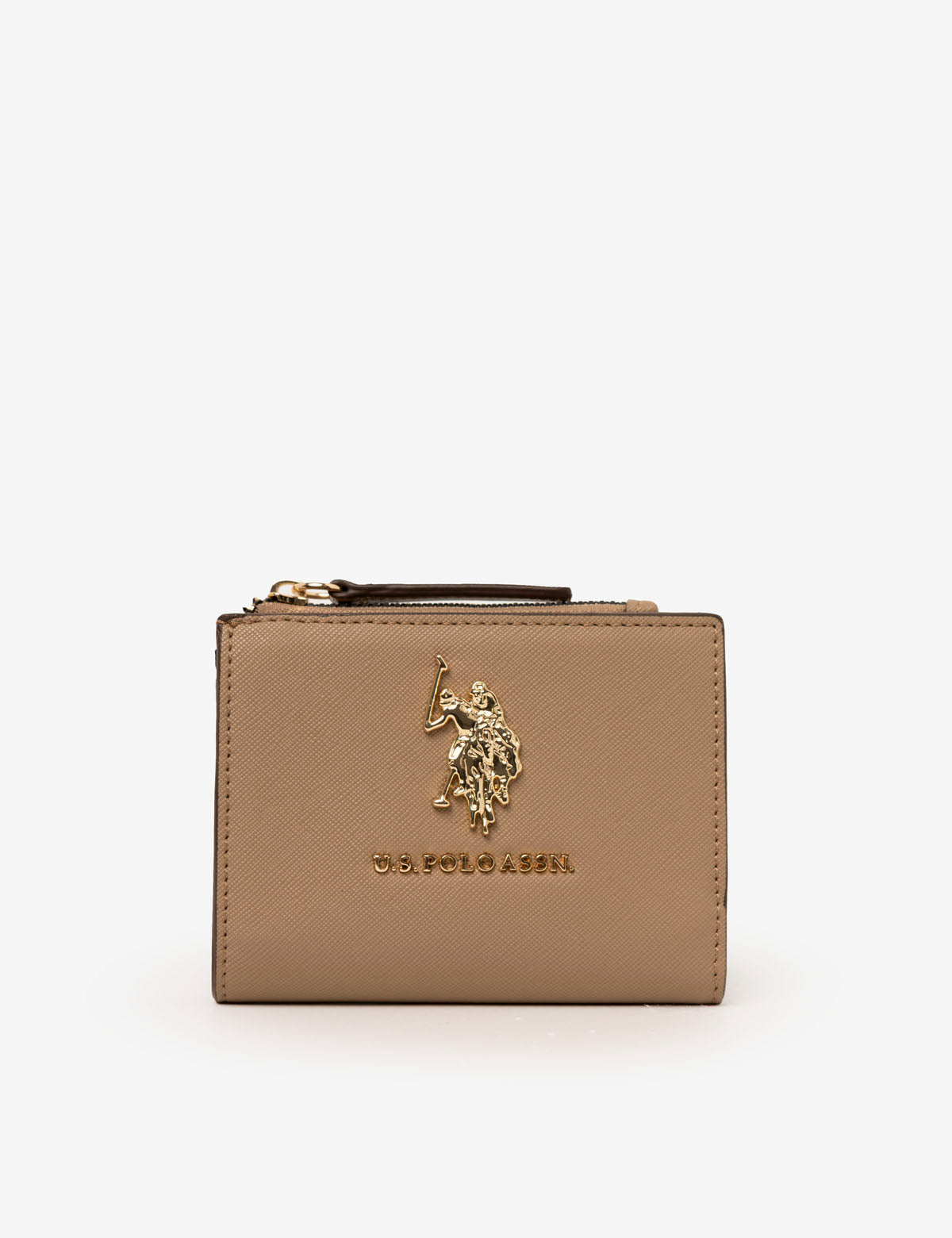 Leather Logo Snap Wallet - Slim RFID Blocking Card Holder