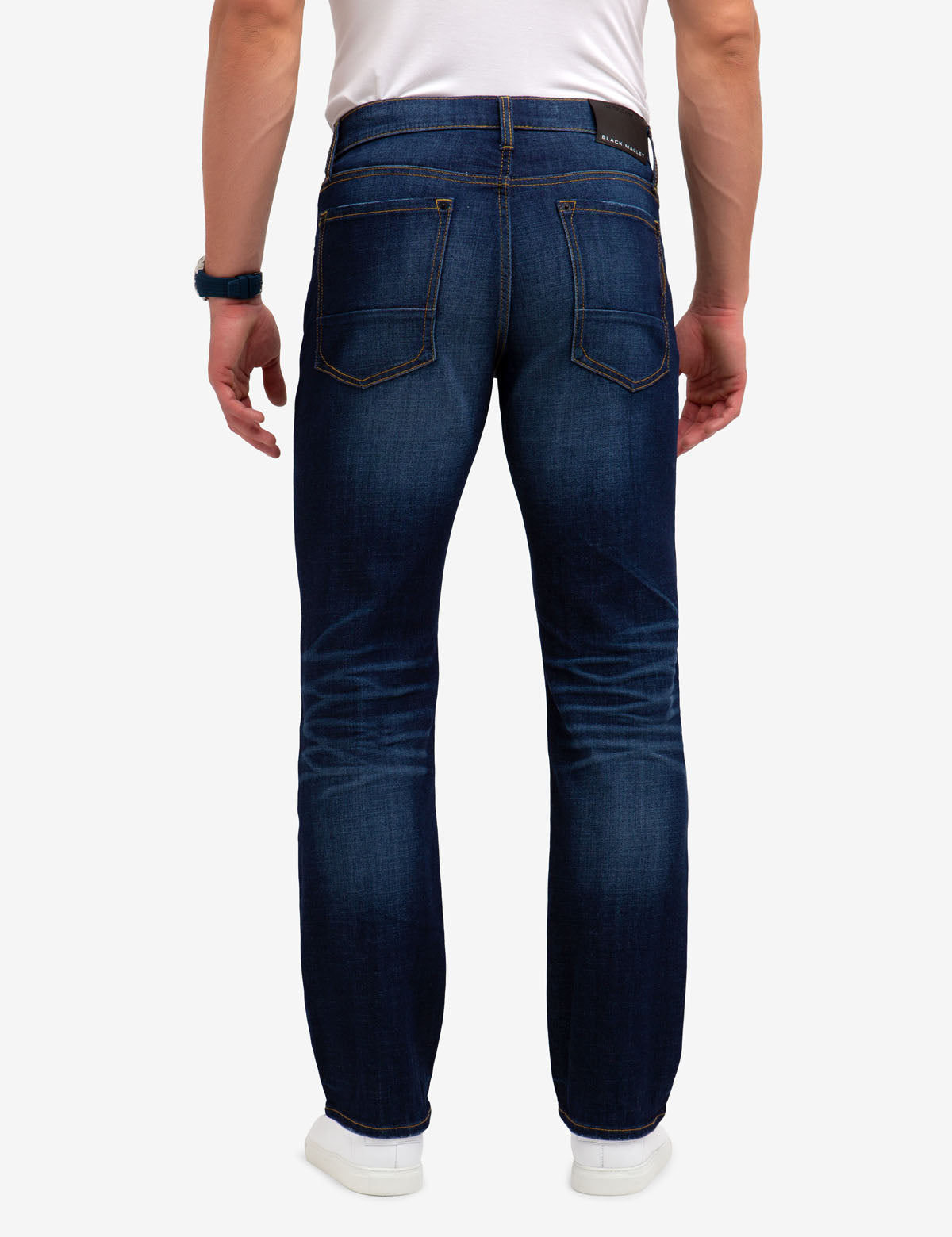REPREVE® Eco-Friendly Black Straight Fit Jeans | Recycled Denim