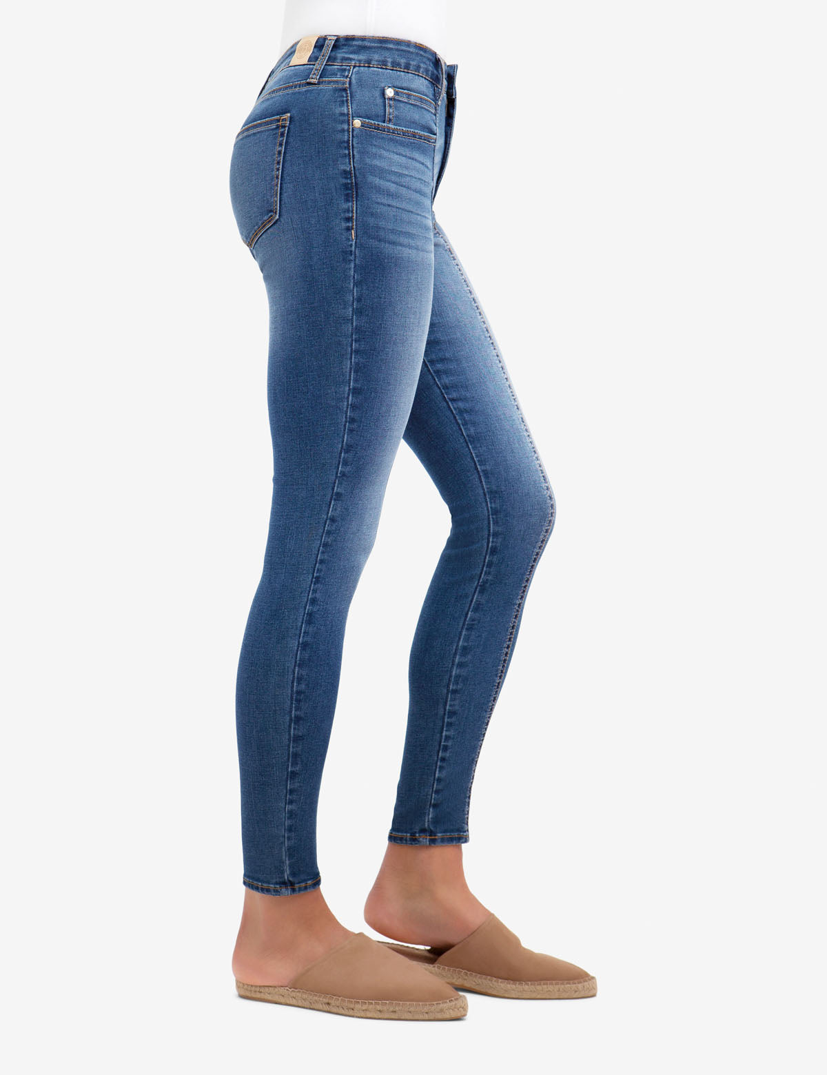 REPREVE® High Rise Moto Jeans - Stretch Denim Jeggings