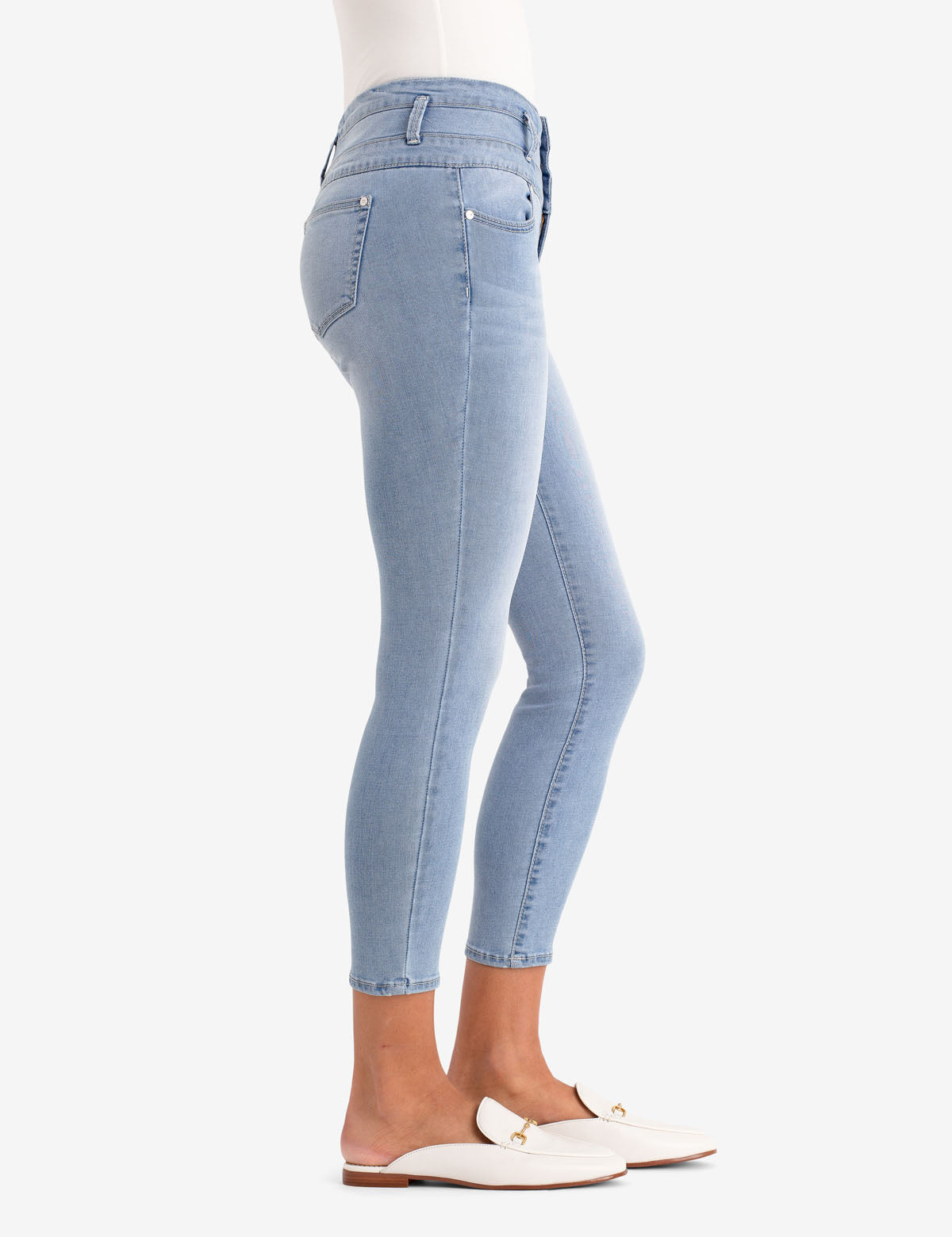 REPREVE® High Rise Cropped Jeggings - Stretchy Eco-Friendly Denim