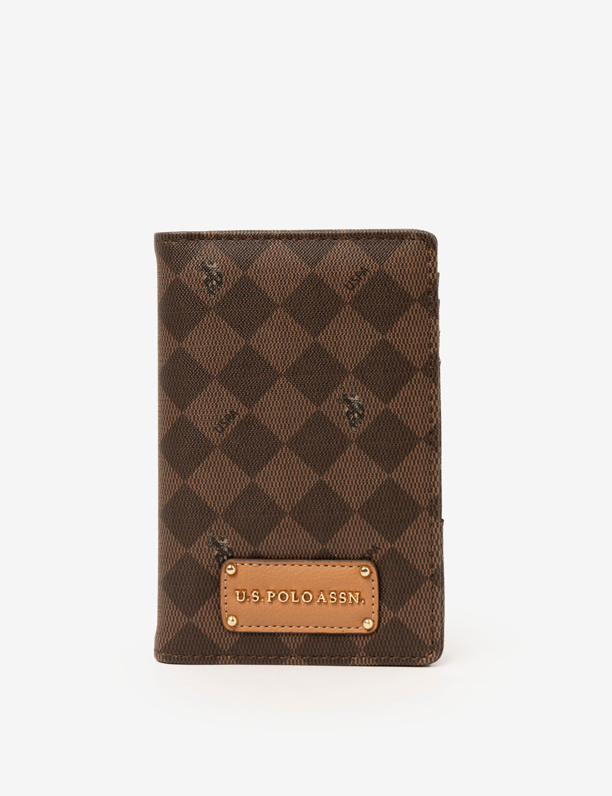 Luxury Diamond Passport Holder with Card Slots & PU Leather