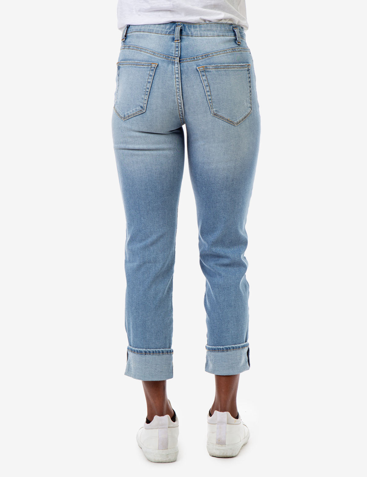 REPREVE® Eco-Friendly Relaxed Fit Jeans - Mid Rise Stretch Denim
