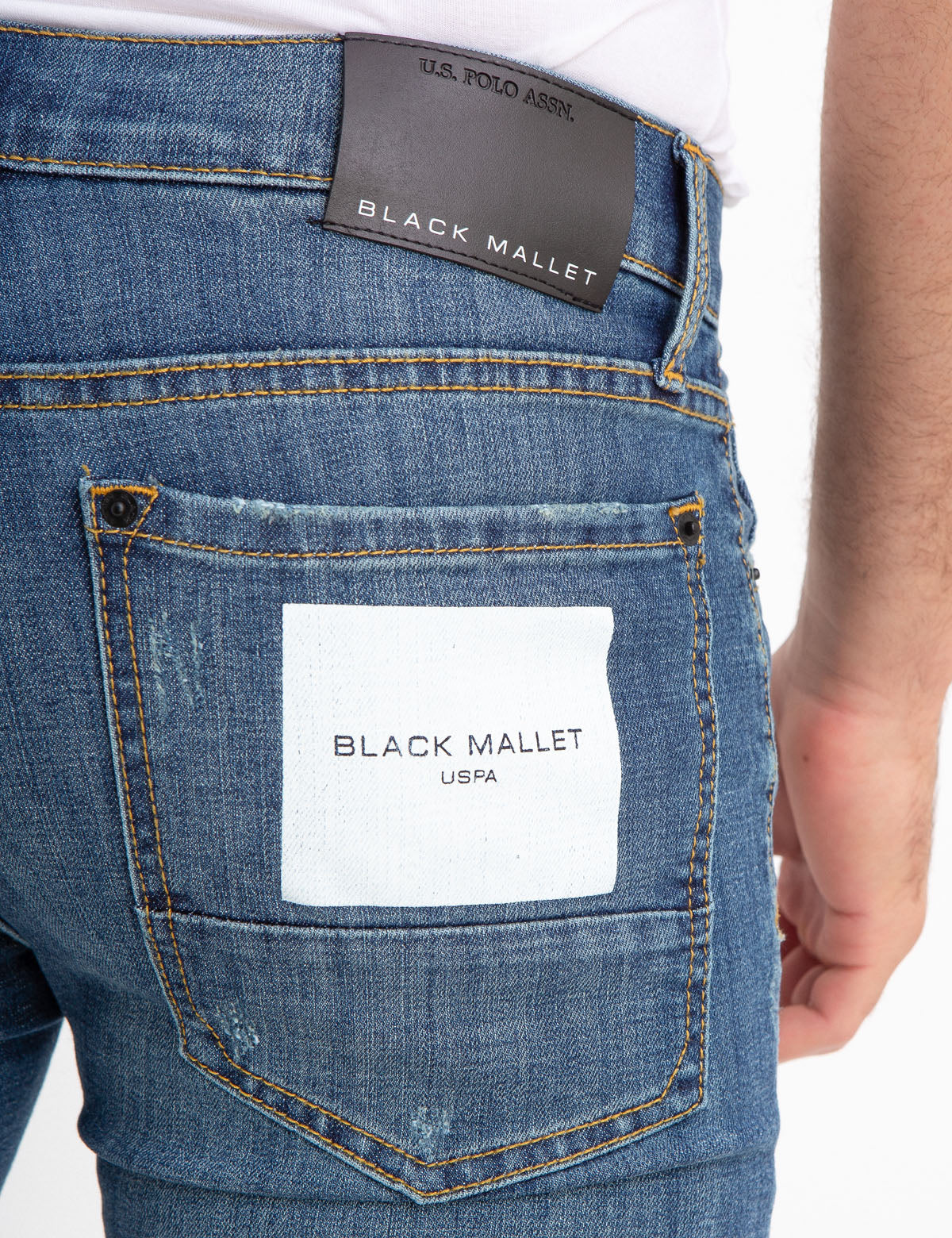 U.S. Polo Assn. Slim Fit REPREVE® Eco Jeans - Dark Wash
