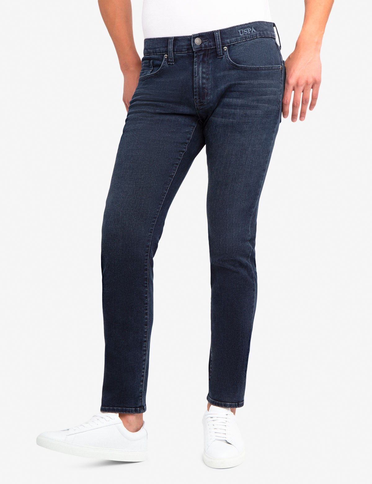 REPREVE® Slim Fit Jeans with Star Embroidery - Eco-Friendly Denim