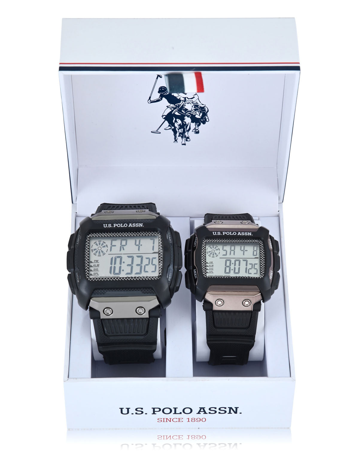 ANA Digital Watch Set for Couples - His and Hers Matching Watches