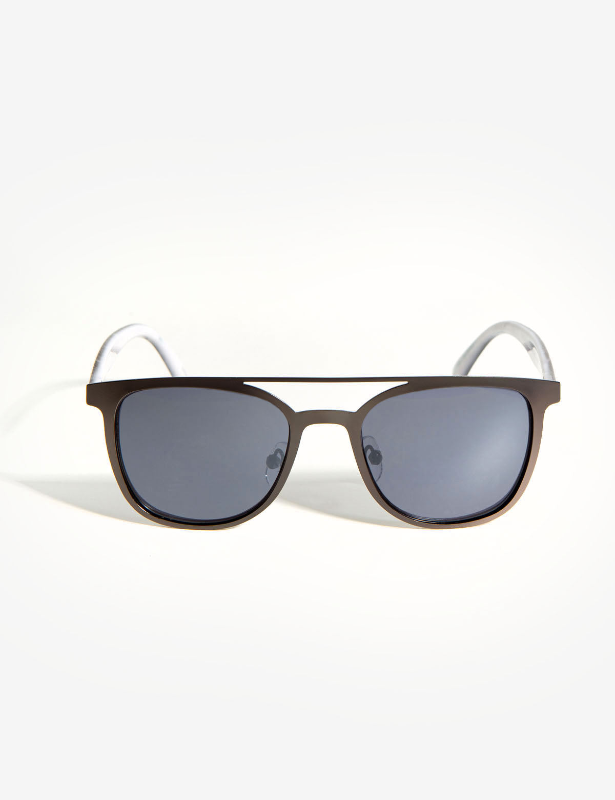 Woodgrain Aviator Sunglasses – Gunmetal & Black Frames with UV Protection