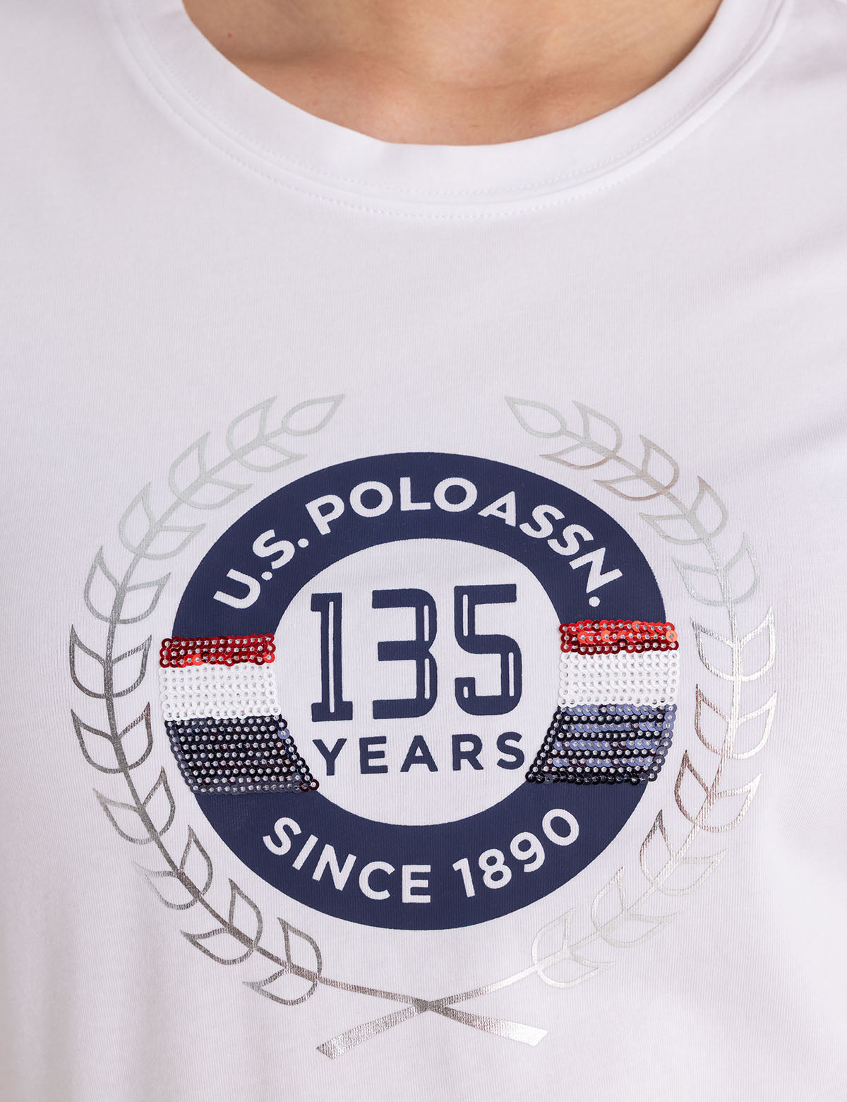 135th Anniversary Sequin T-Shirt - Sparkling Celebration Top