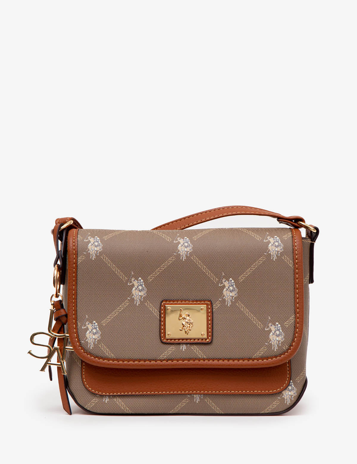 Signature Leather Crossbody Bag - Compact & Stylish