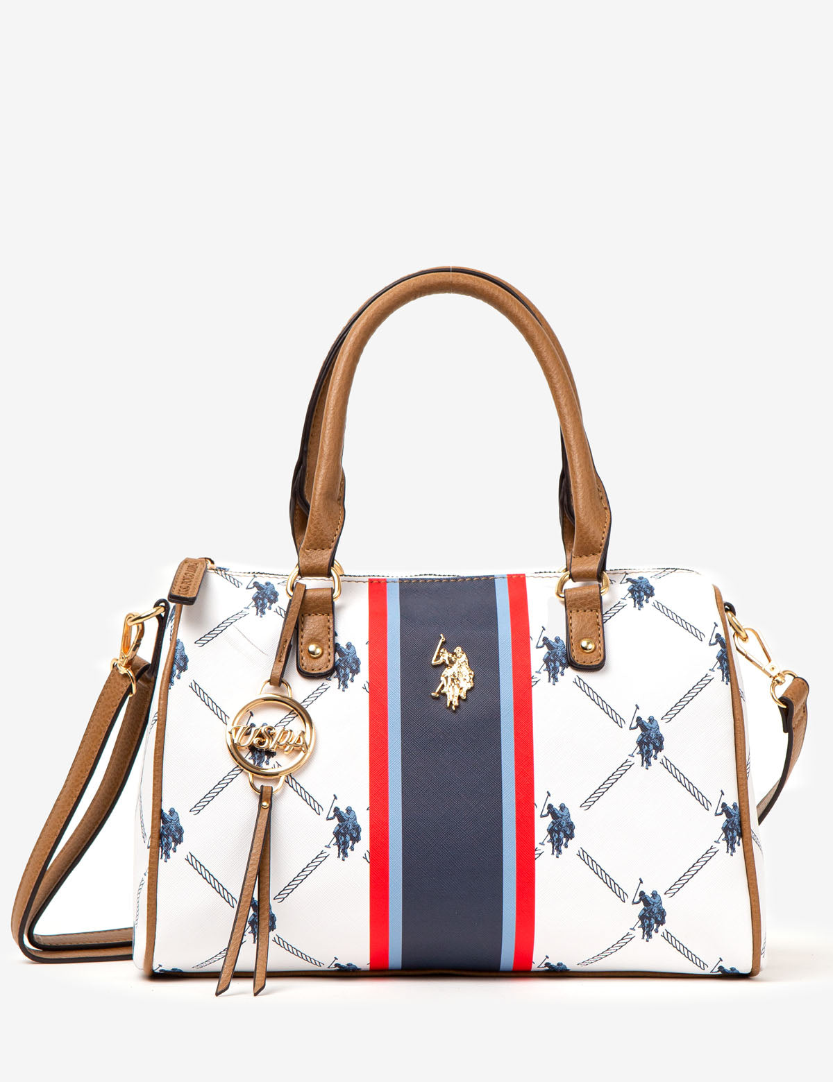 Swifty Signature Leather Satchel Bag for Women