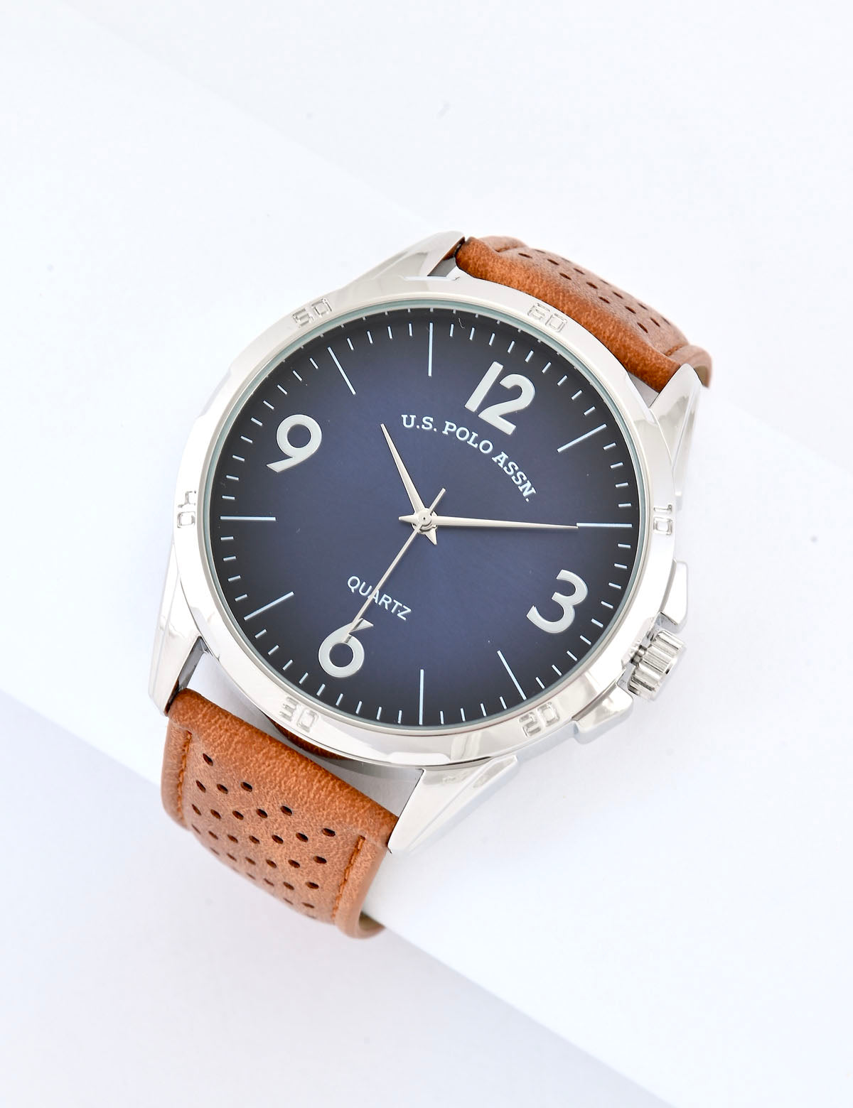 Men's Classic Brown Leather Strap Watch – Timeless Style