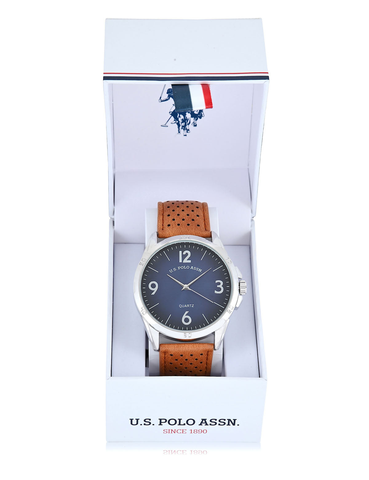 Men's Classic Brown Leather Strap Watch – Timeless Style