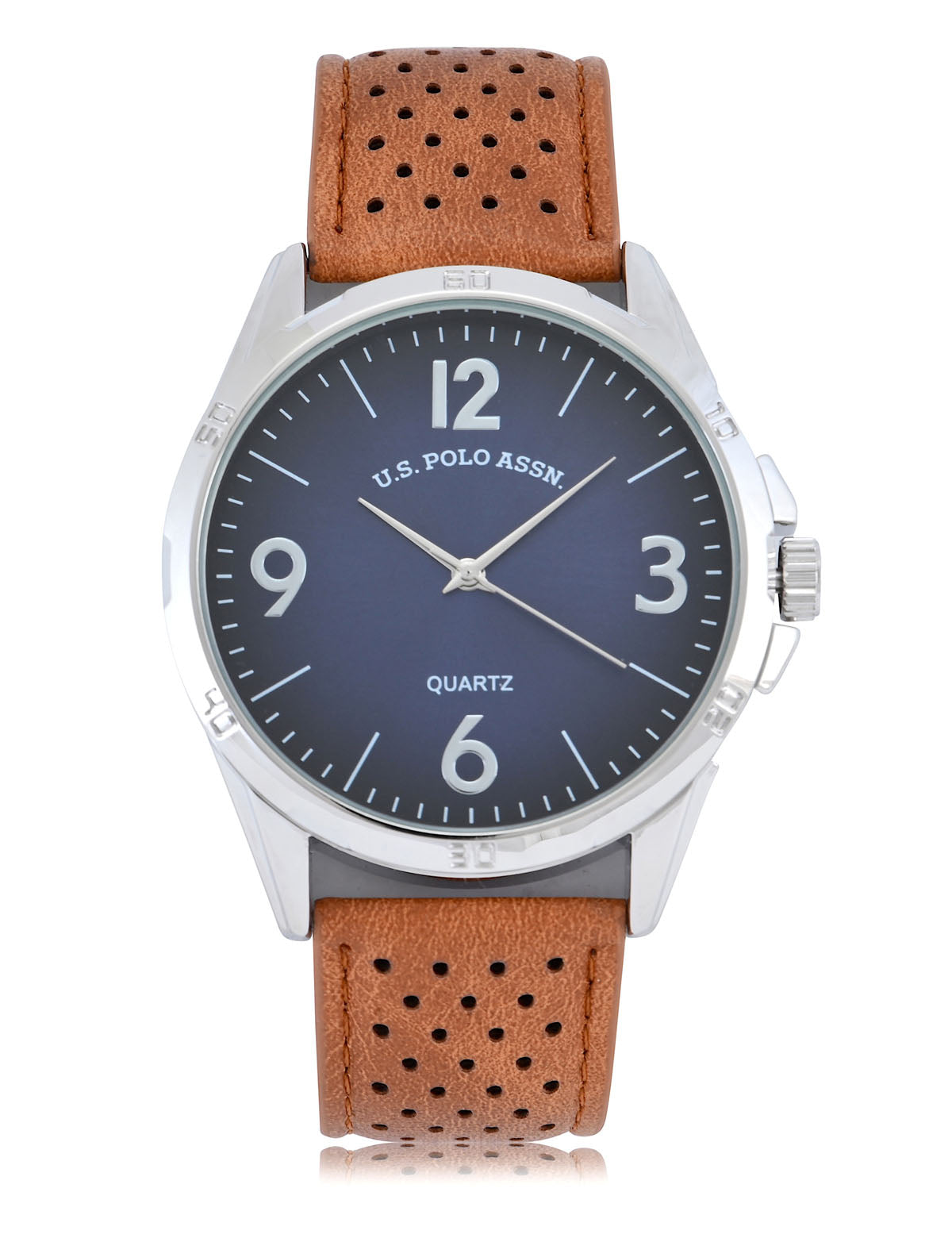 Men's Classic Brown Leather Strap Watch – Timeless Style