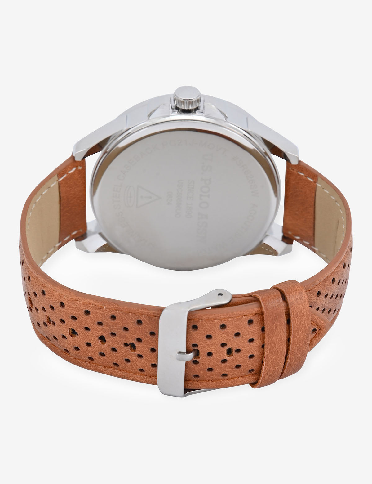 Men's Classic Brown Leather Strap Watch – Timeless Style