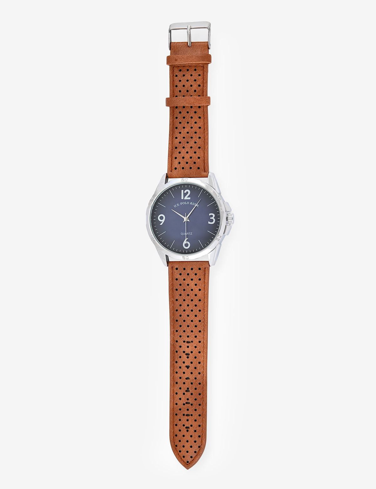 Men's Classic Brown Leather Strap Watch – Timeless Style