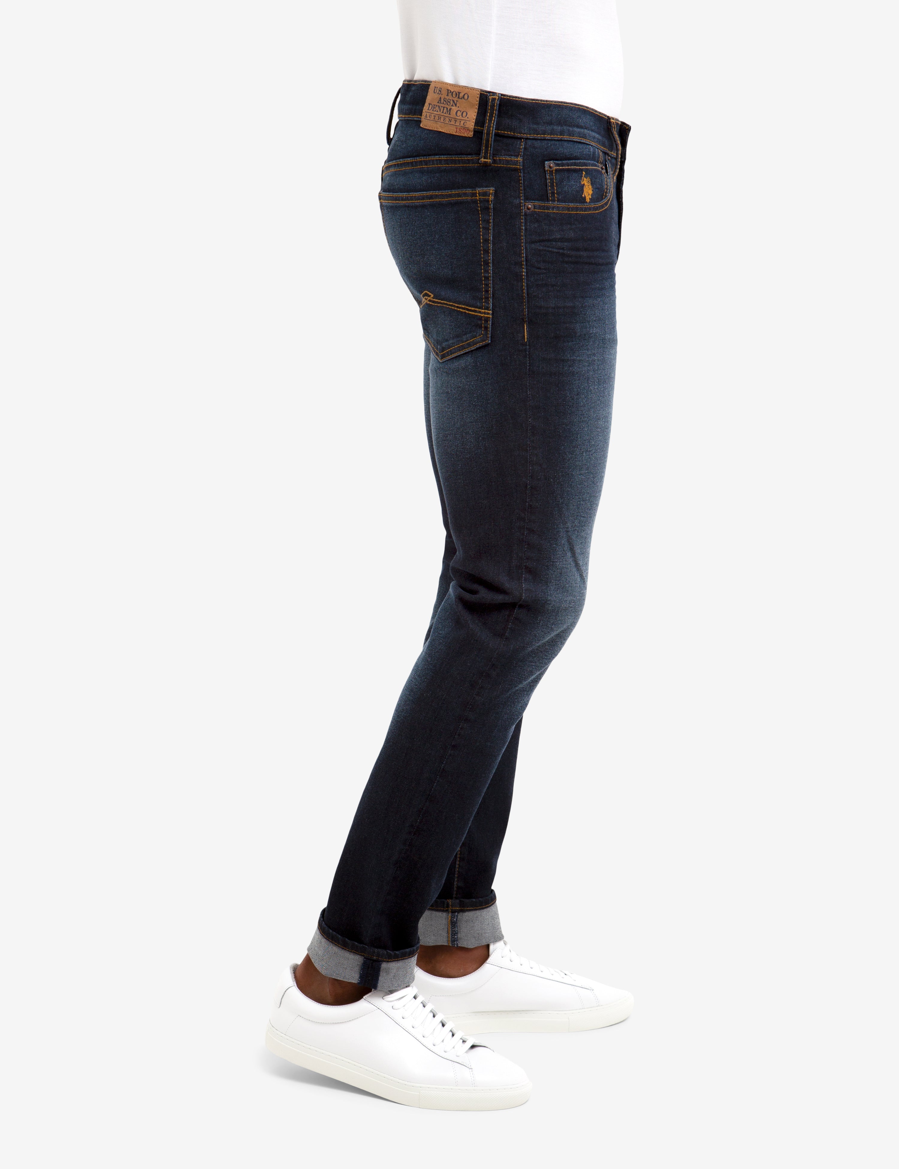 Women's Skinny Jeans - Mid Rise Slim Fit Cotton Blend Stretch