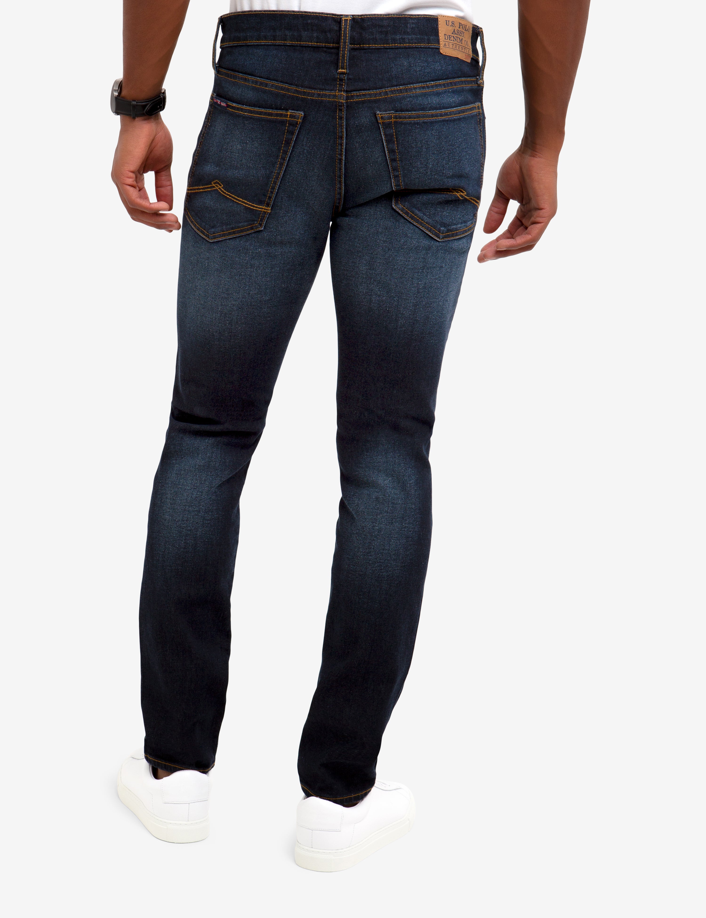 Women's Skinny Jeans - Mid Rise Slim Fit Cotton Blend Stretch