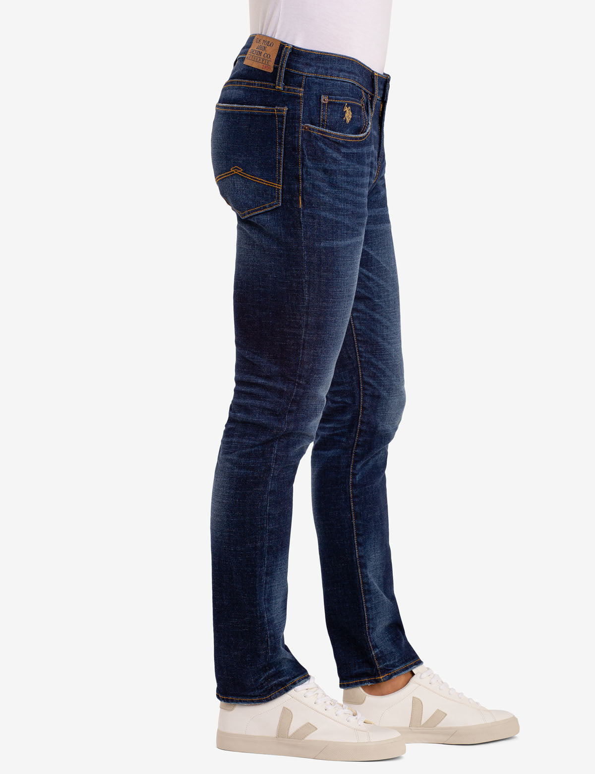 U.S. Polo Assn. Slim Fit Dark Wash Jeans for Men