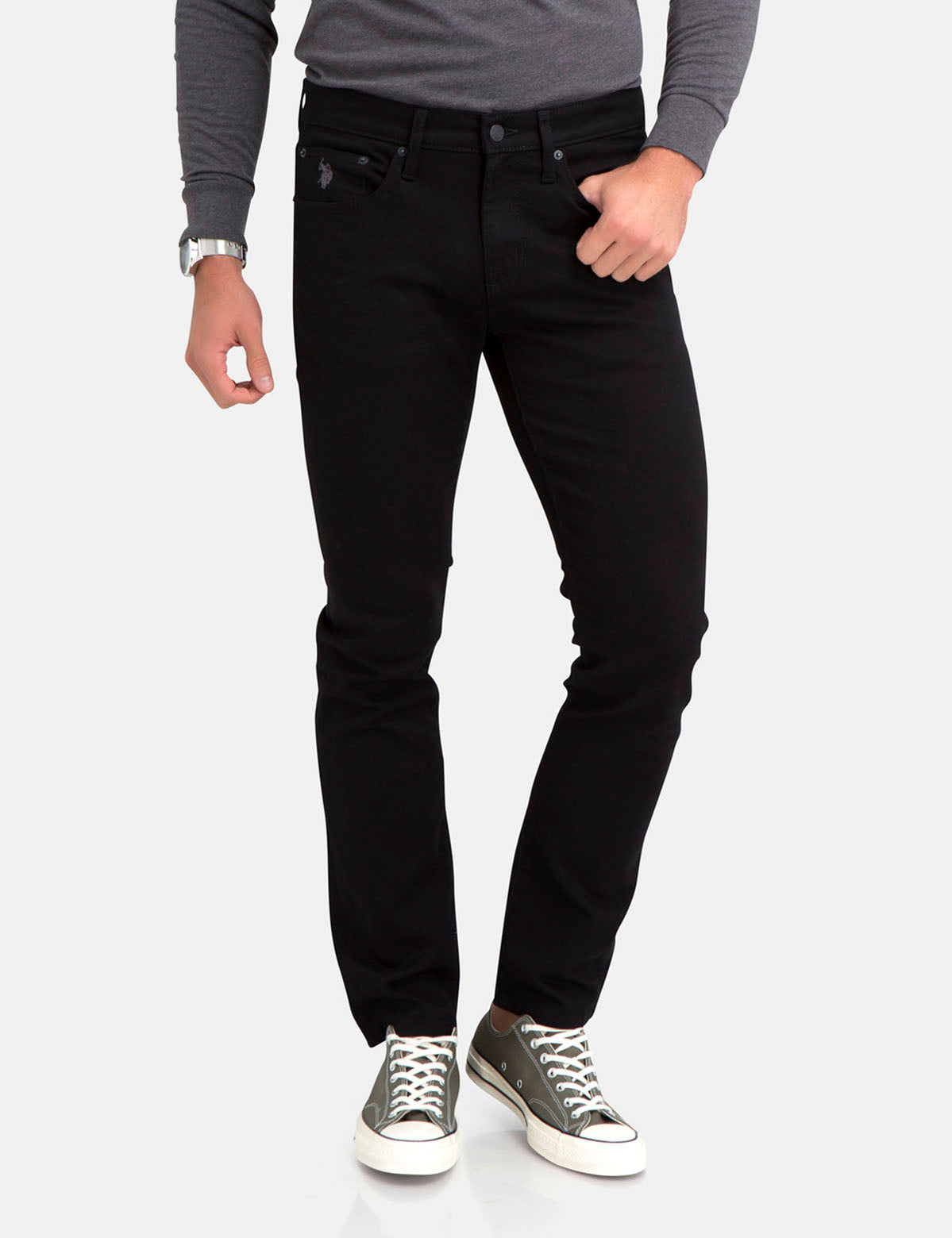 Slim Fit Stretch Denim Jeans for Men
