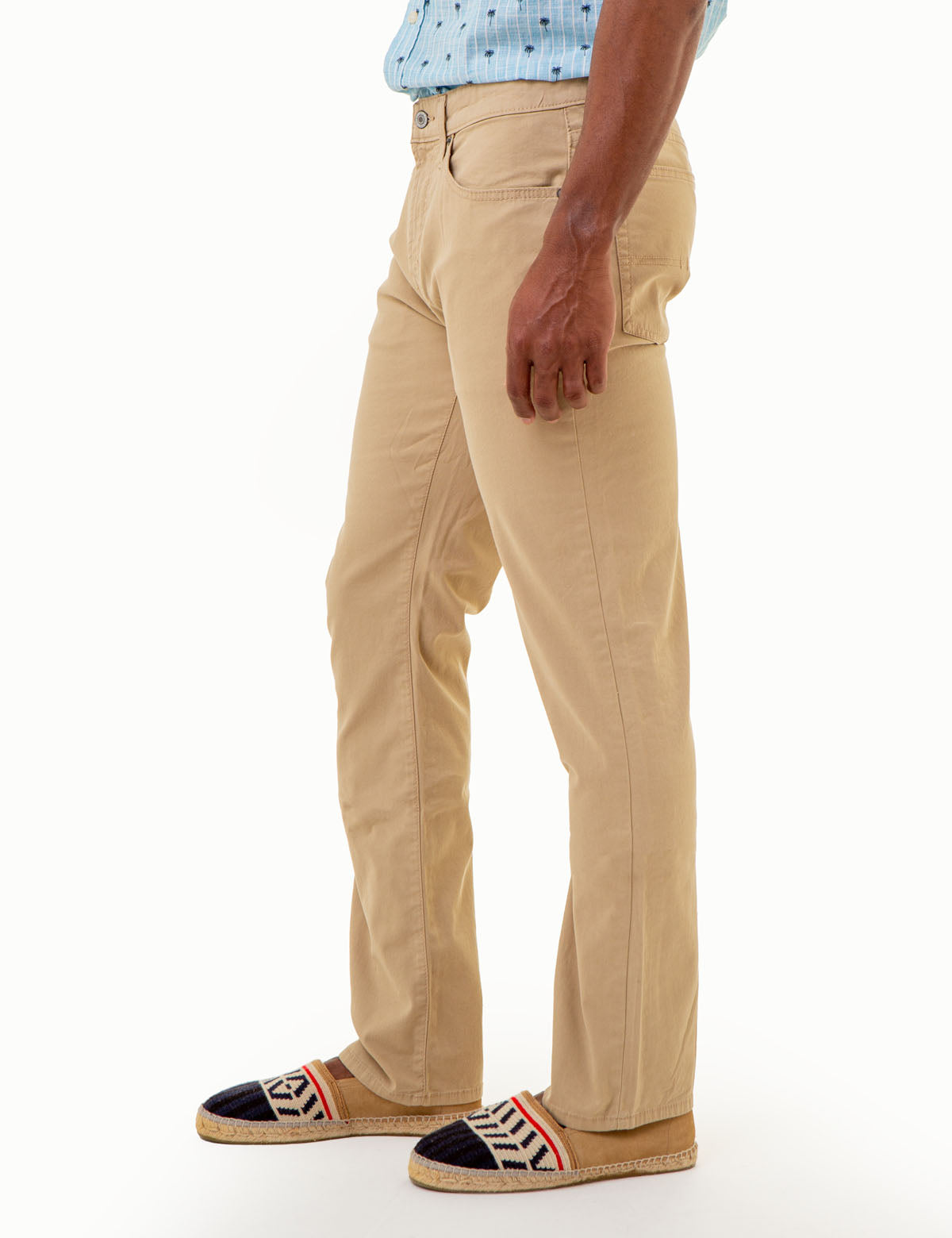 Men's Slim Straight Stretch Chino Pants - Cotton Spandex Fit