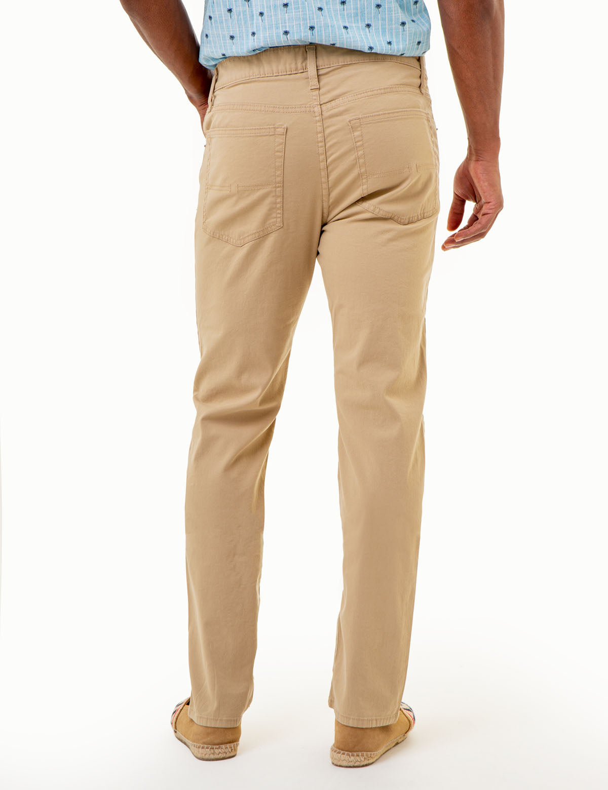 Men's Slim Straight Stretch Chino Pants - Cotton Spandex Fit