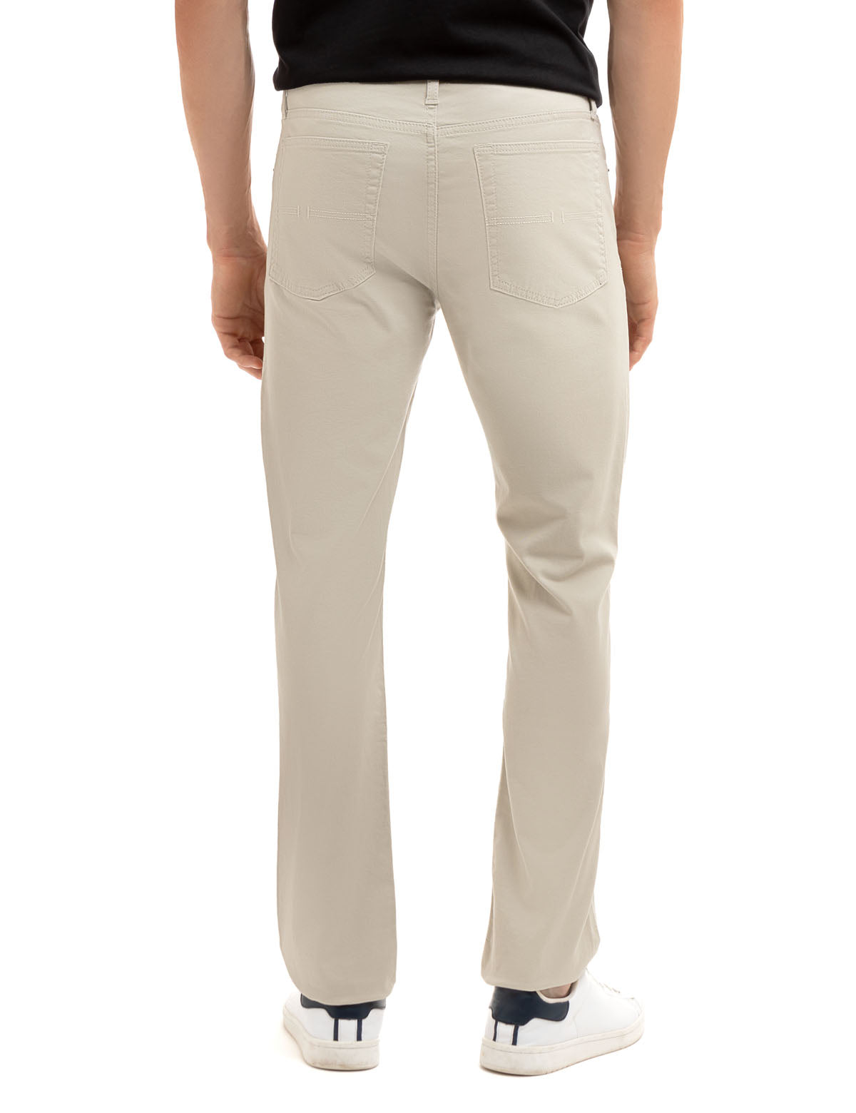 Men's Slim Straight Stretch Chino Pants - Cotton Spandex Fit
