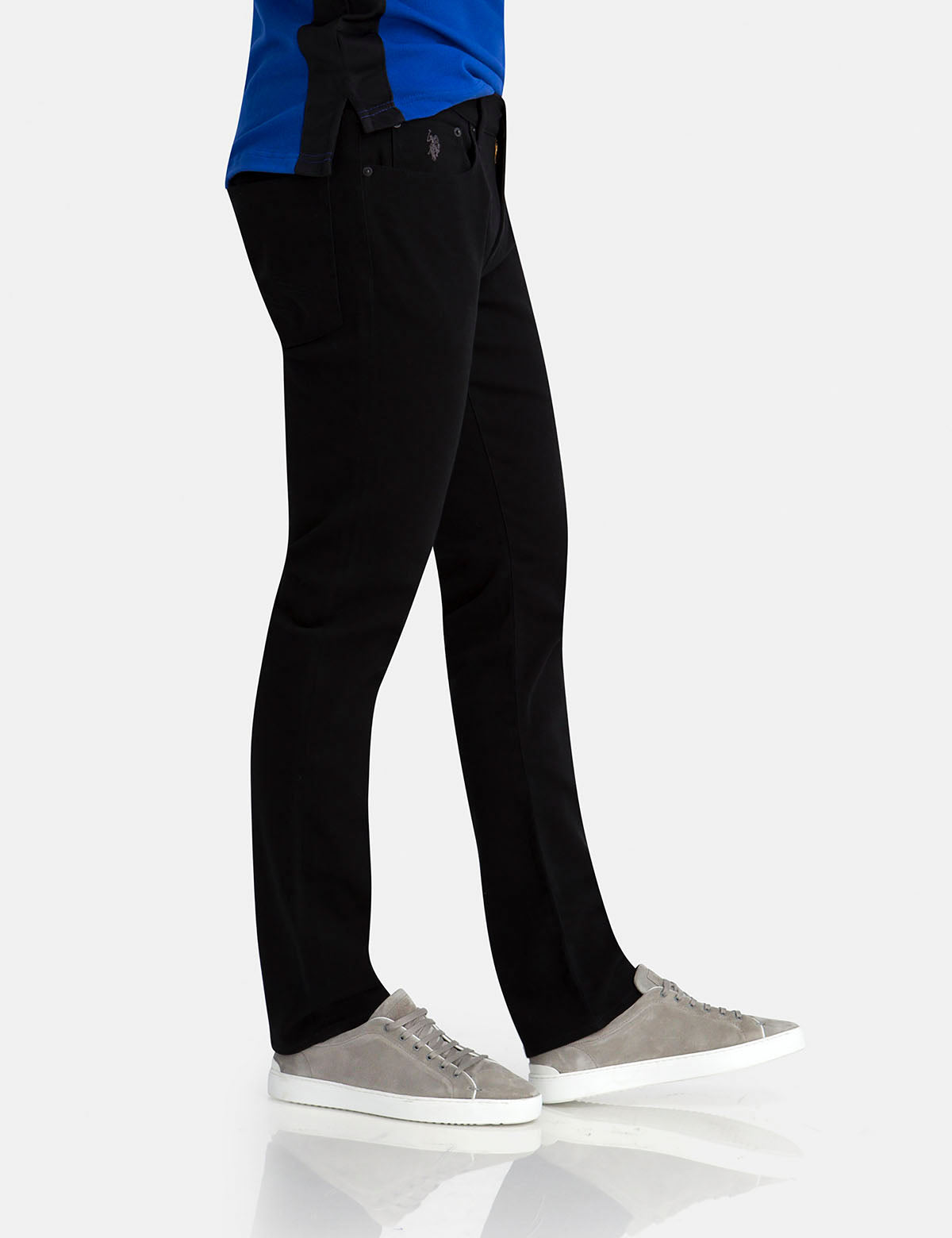 Slim Straight Fit Jeans for Men - Cotton Stretch Denim