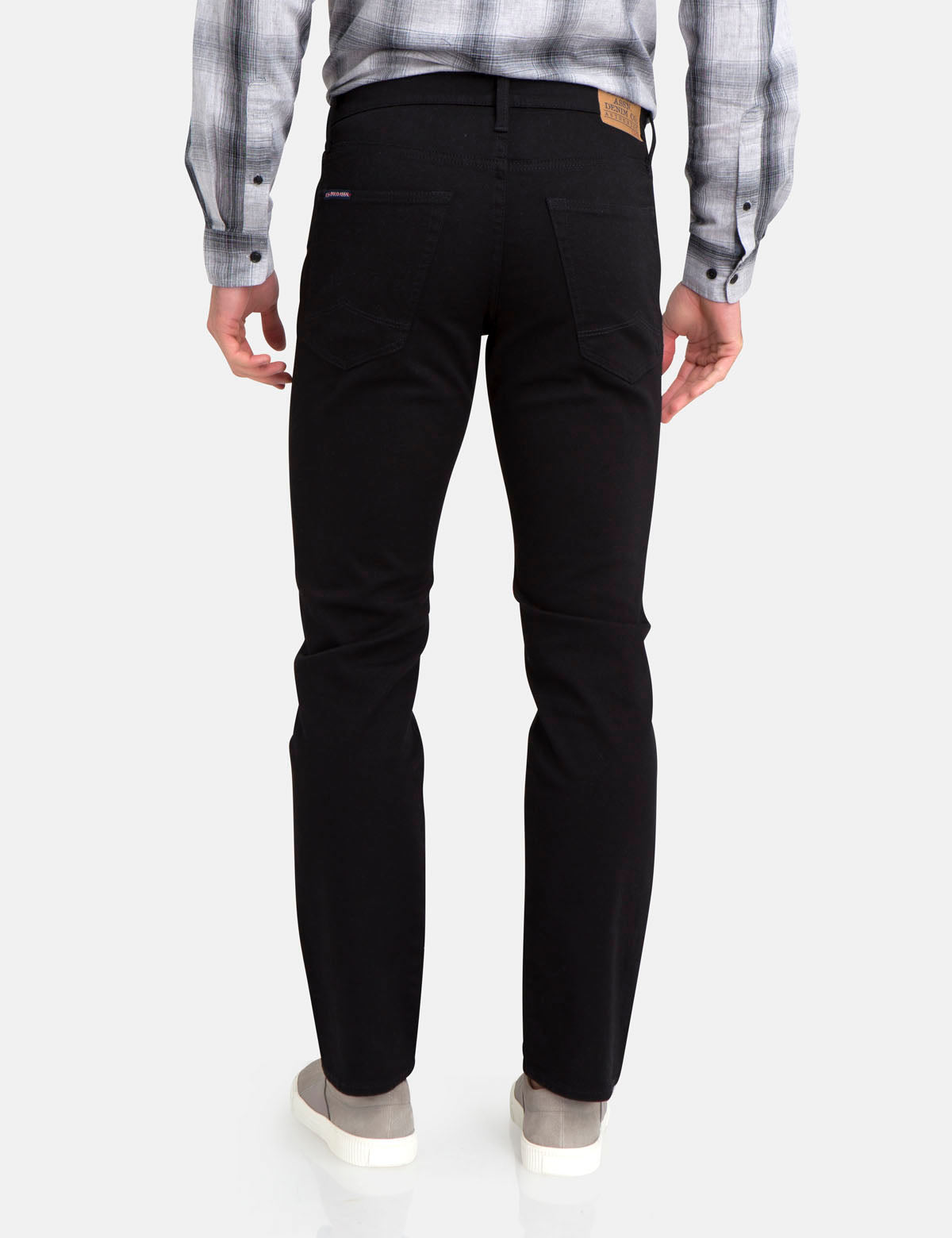 Slim Straight Fit Jeans for Men - Cotton Stretch Denim